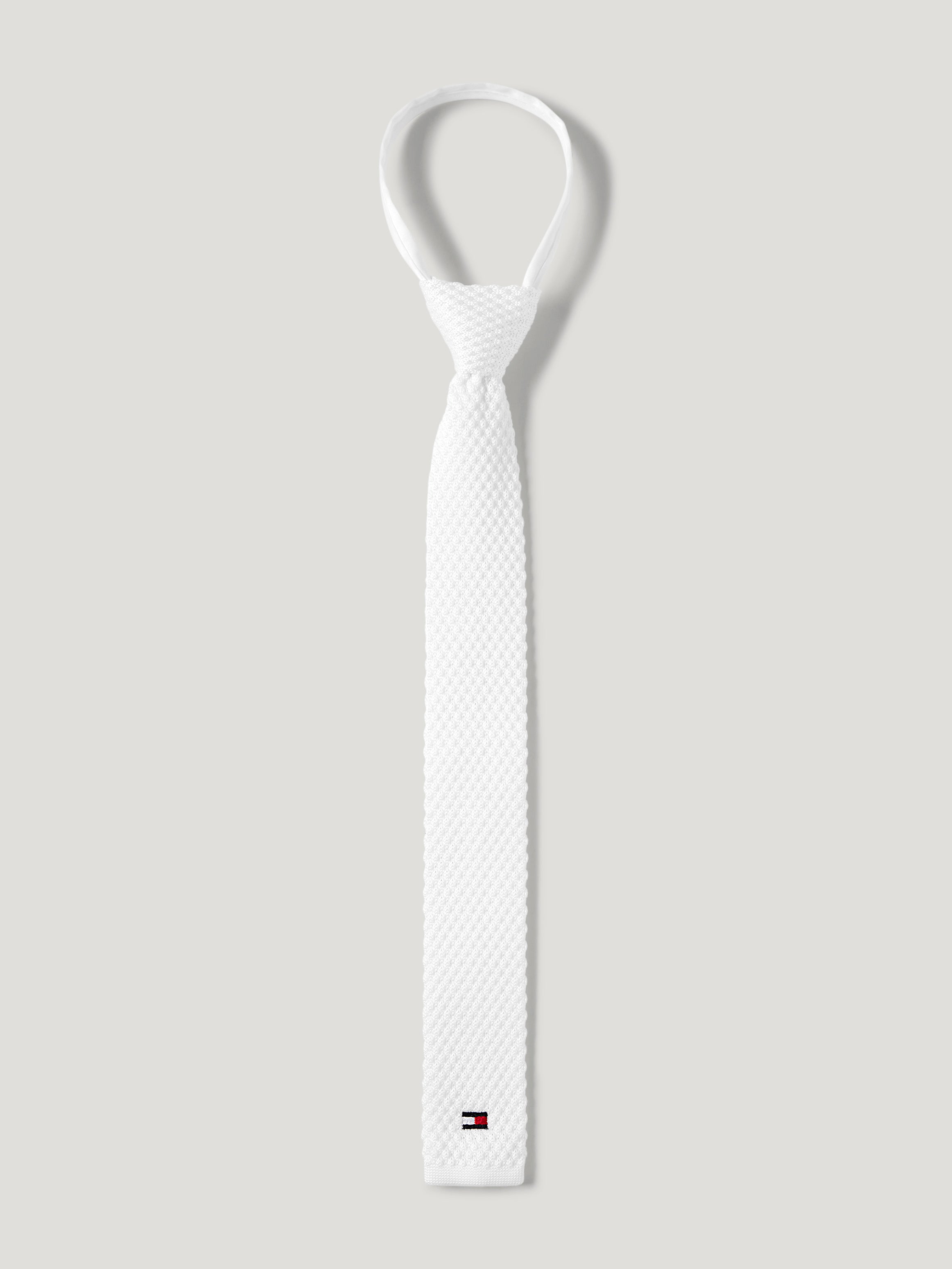 Adam Knit Tie with zip OPTIC WHITE