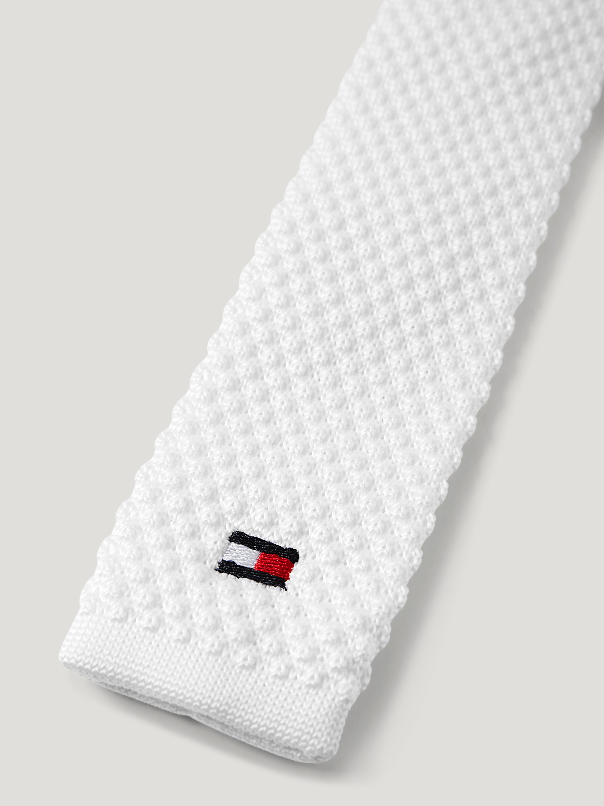 Adam Knit Tie with zip OPTIC WHITE