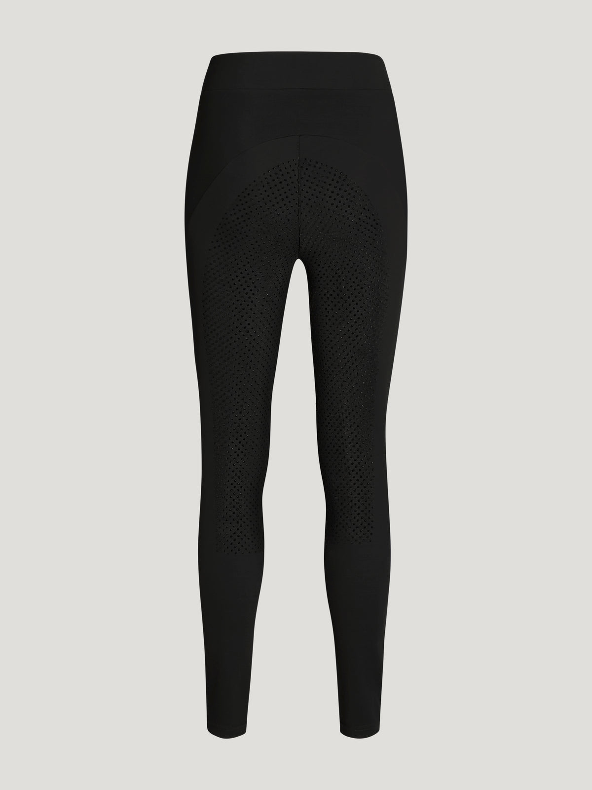 Elmira Winter Rhinestone Full Grip Leggings BLACK