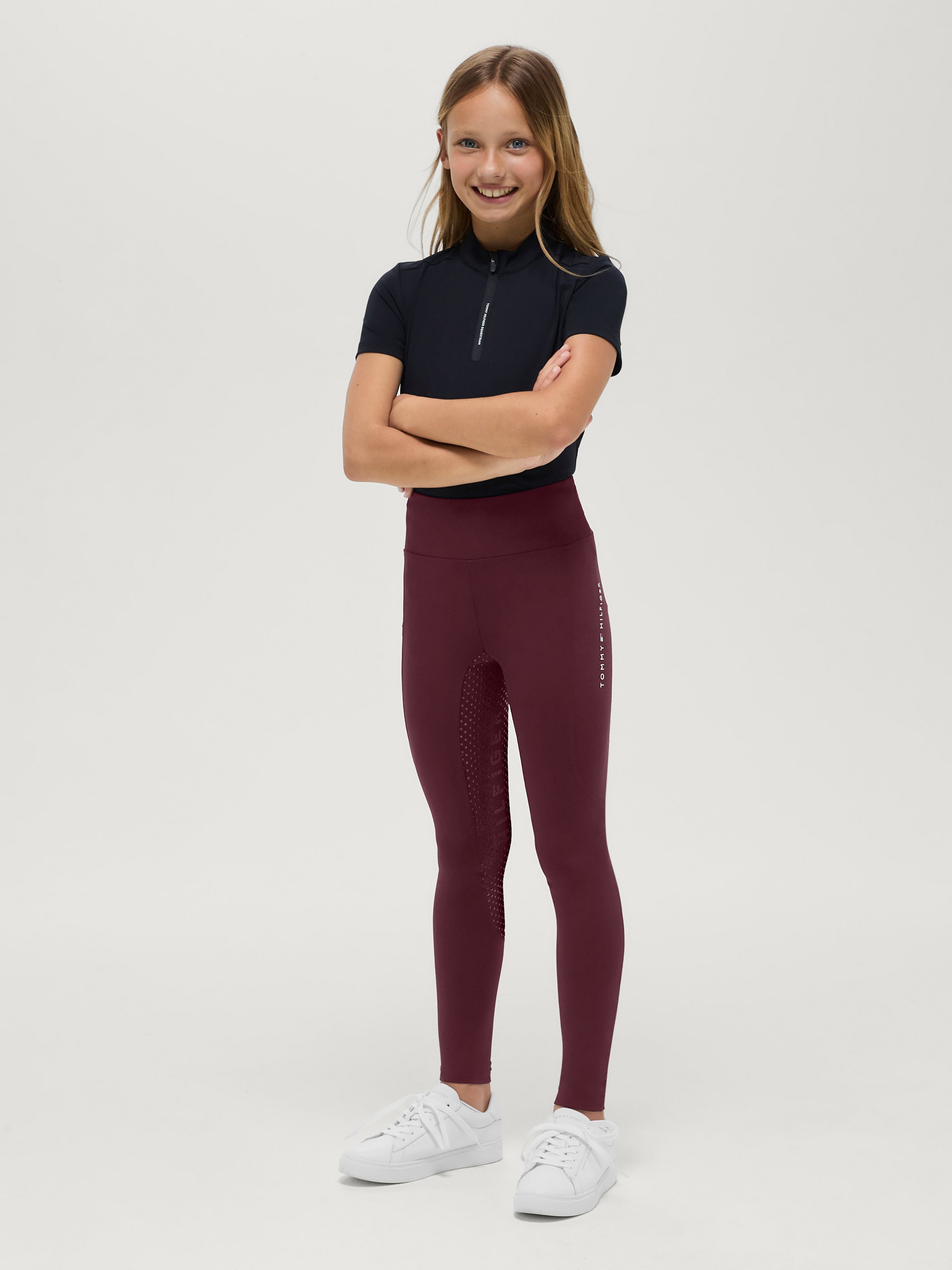 Devon rider Riding Leggings Young Rider DEEP BURGUNDY