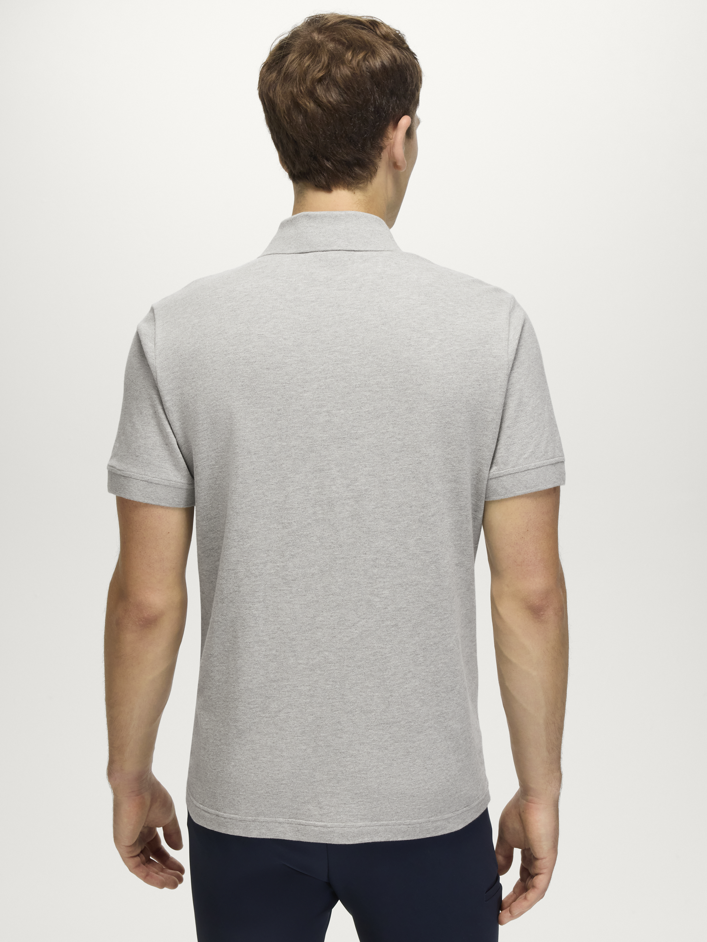 TH Equestrian Men’s Polo GREY MELANGE