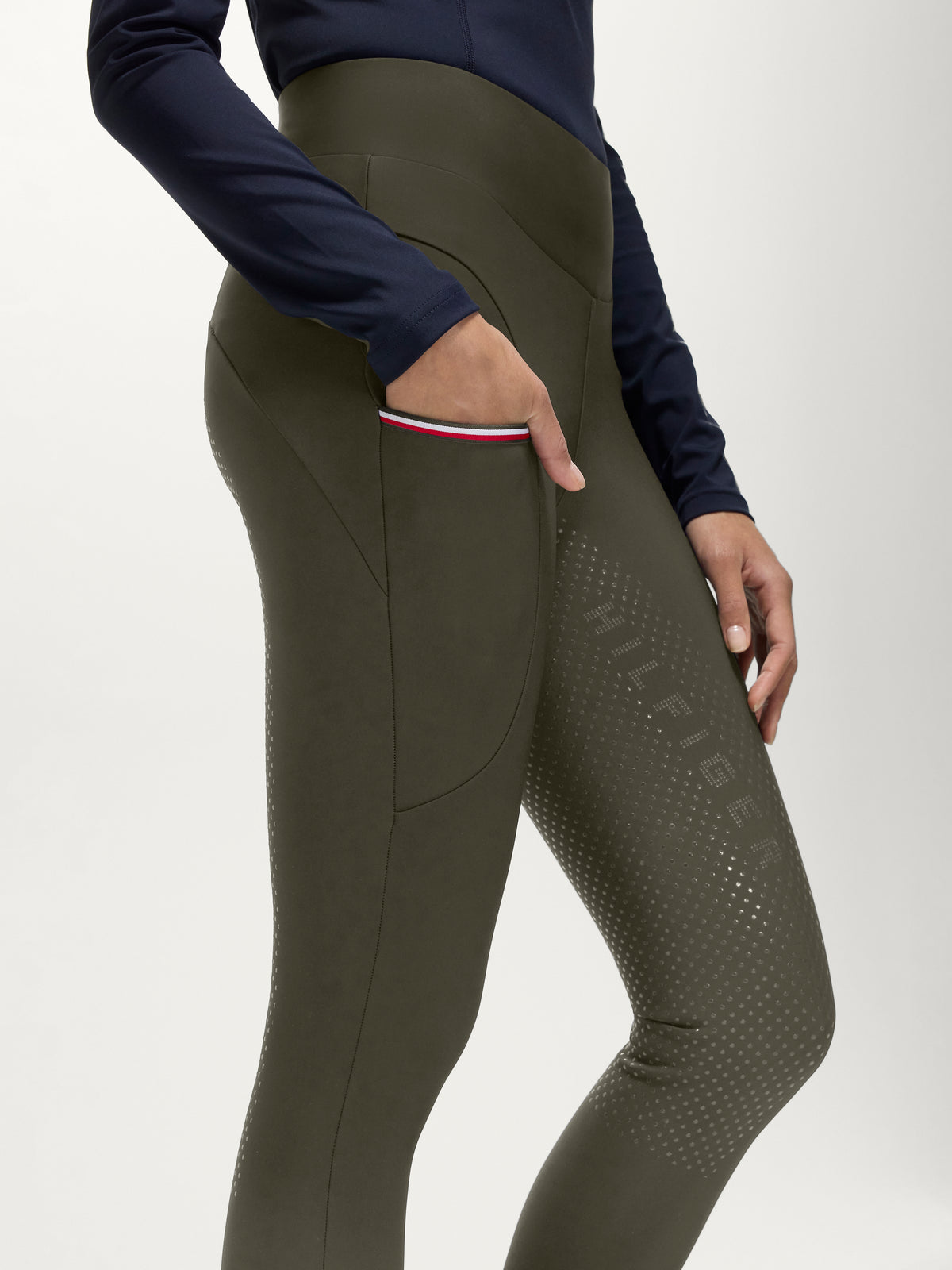 Elmira All-Year Full Grip Leggings CAMO GREEN