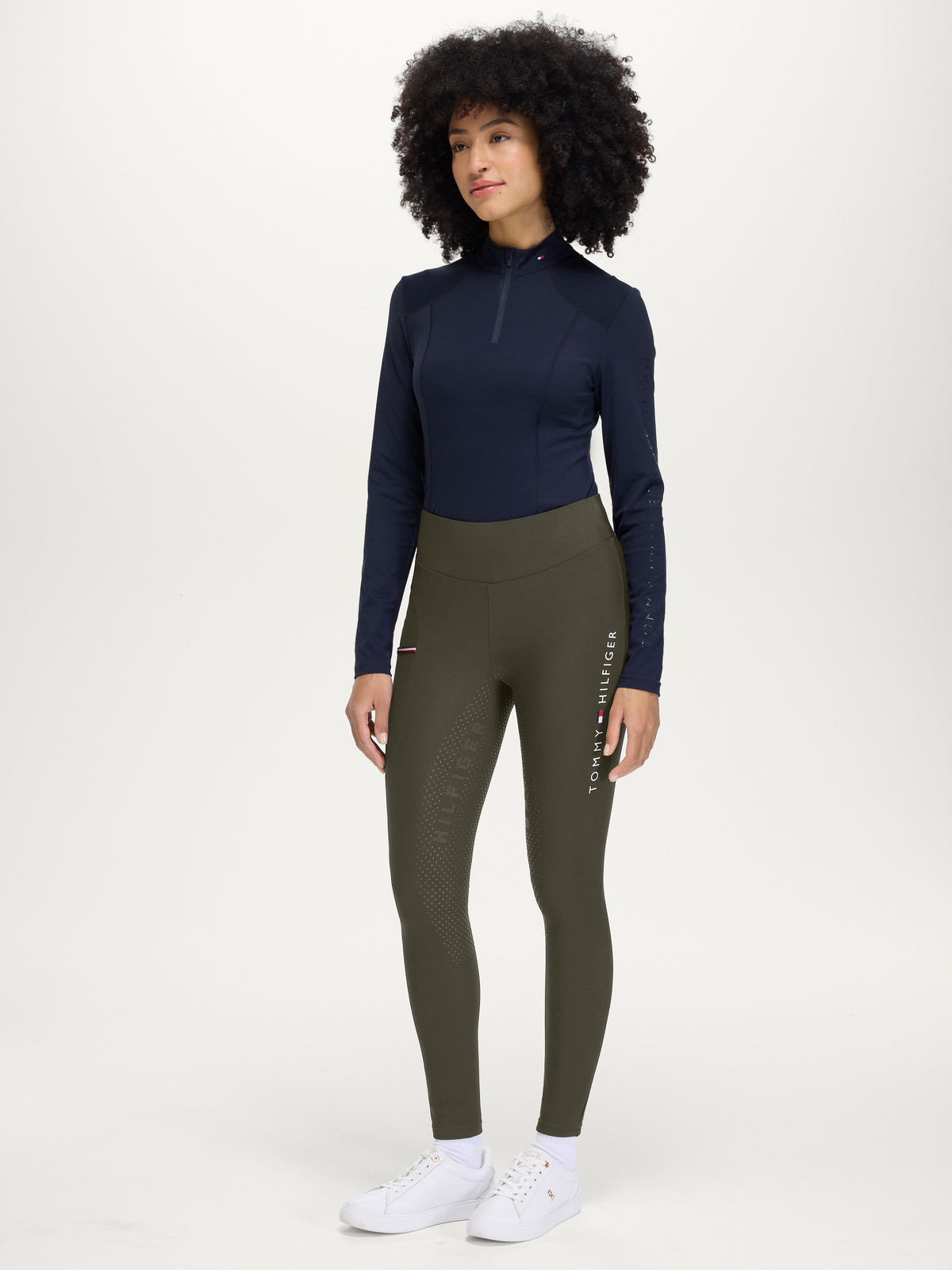 Elmira All-Year Full Grip Leggings CAMO GREEN