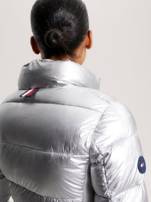 Mens silver bubble on sale jacket