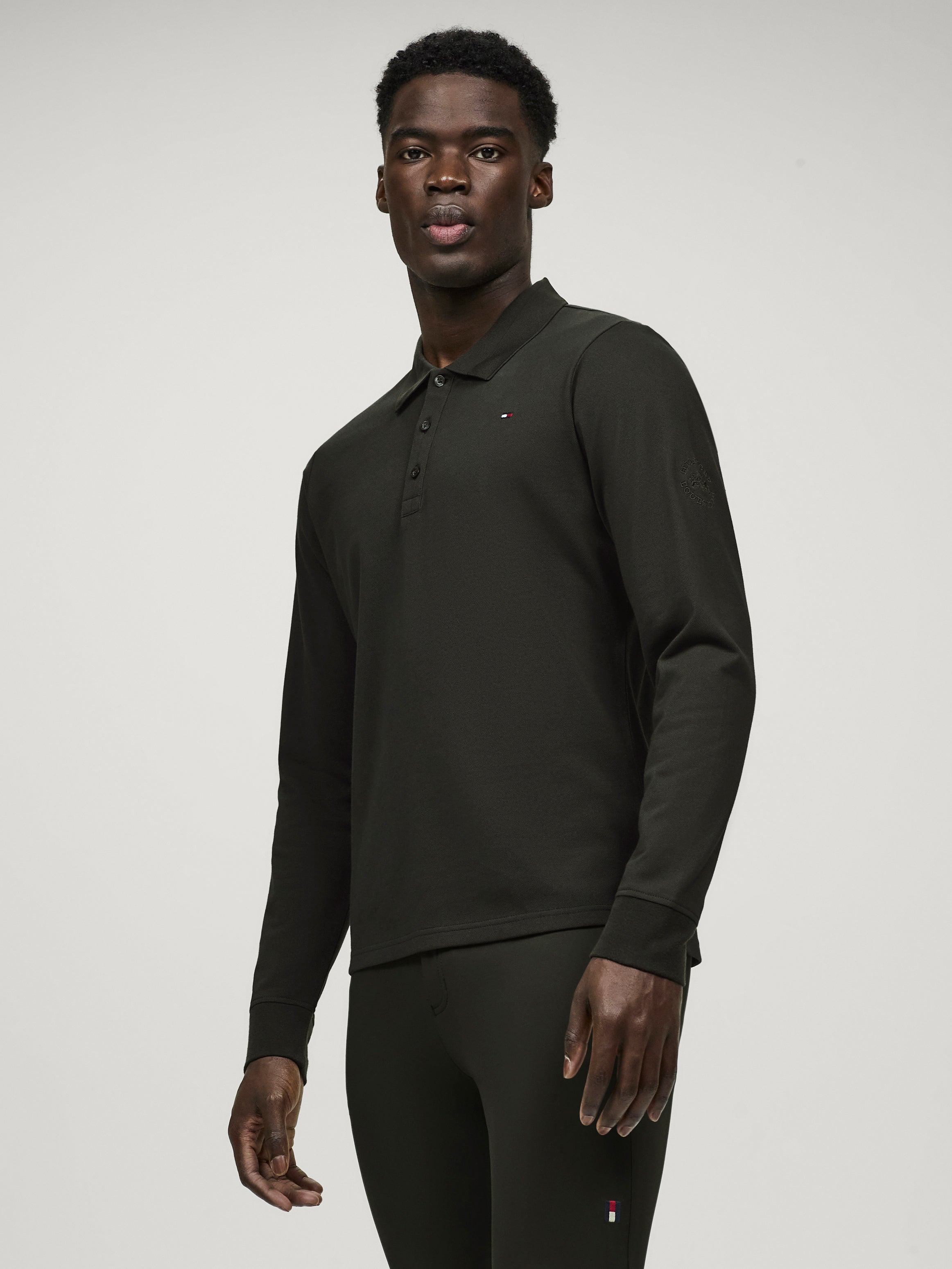 Erwin Long Sleeve Polo PINE