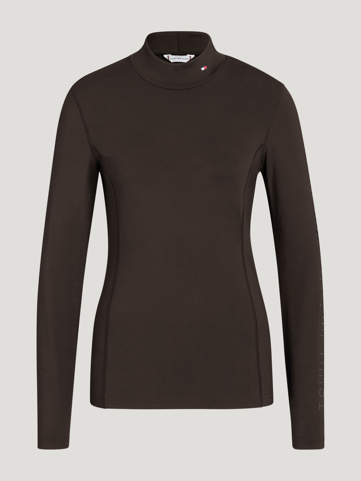 Ava High Neck Baselayer CACAO