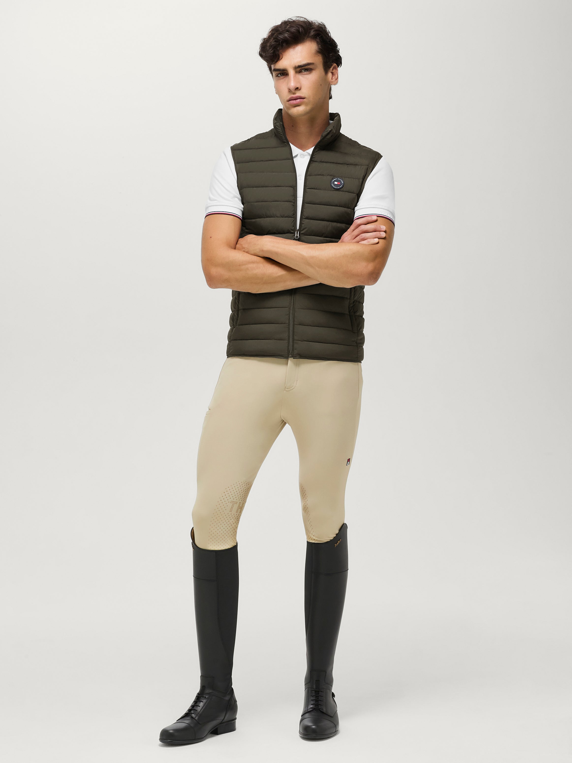 Montero Quilted Vest CAMO GREEN