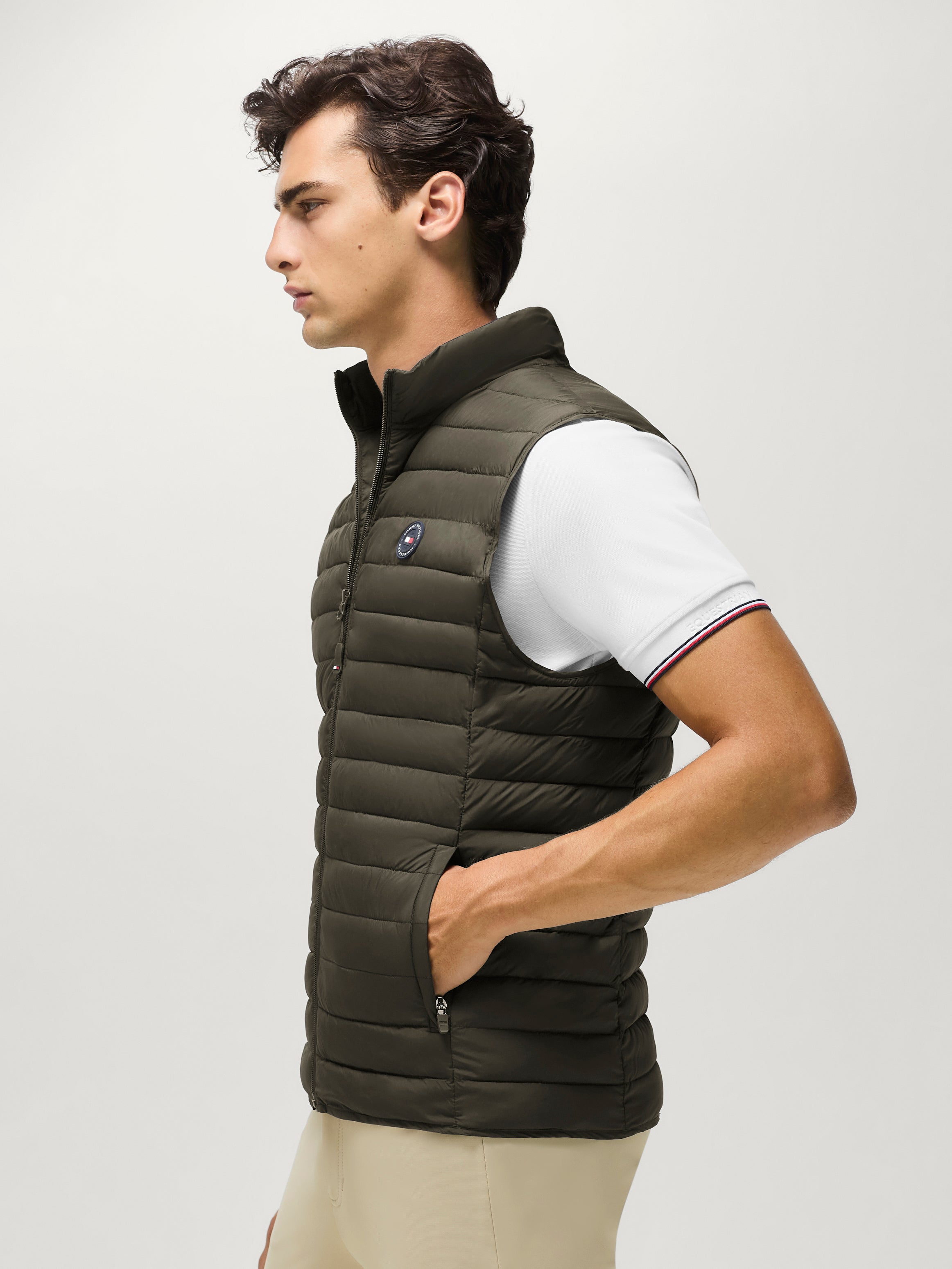 Montero Quilted Vest CAMO GREEN