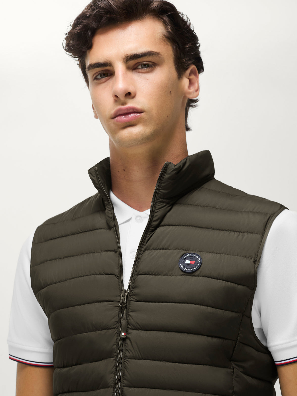Montero Quilted Vest CAMO GREEN