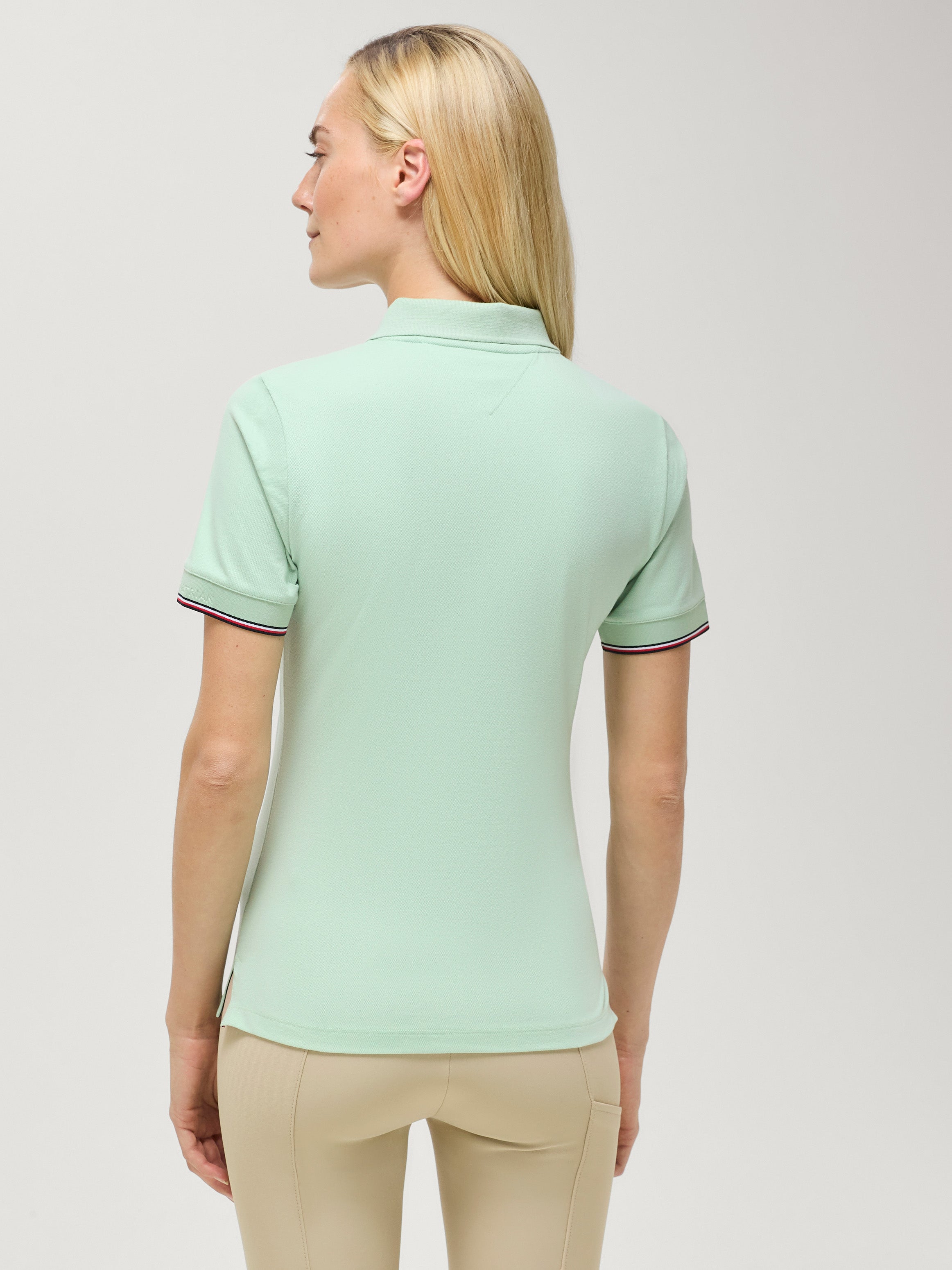 Anaheim Zip Polo BELAIR MINT