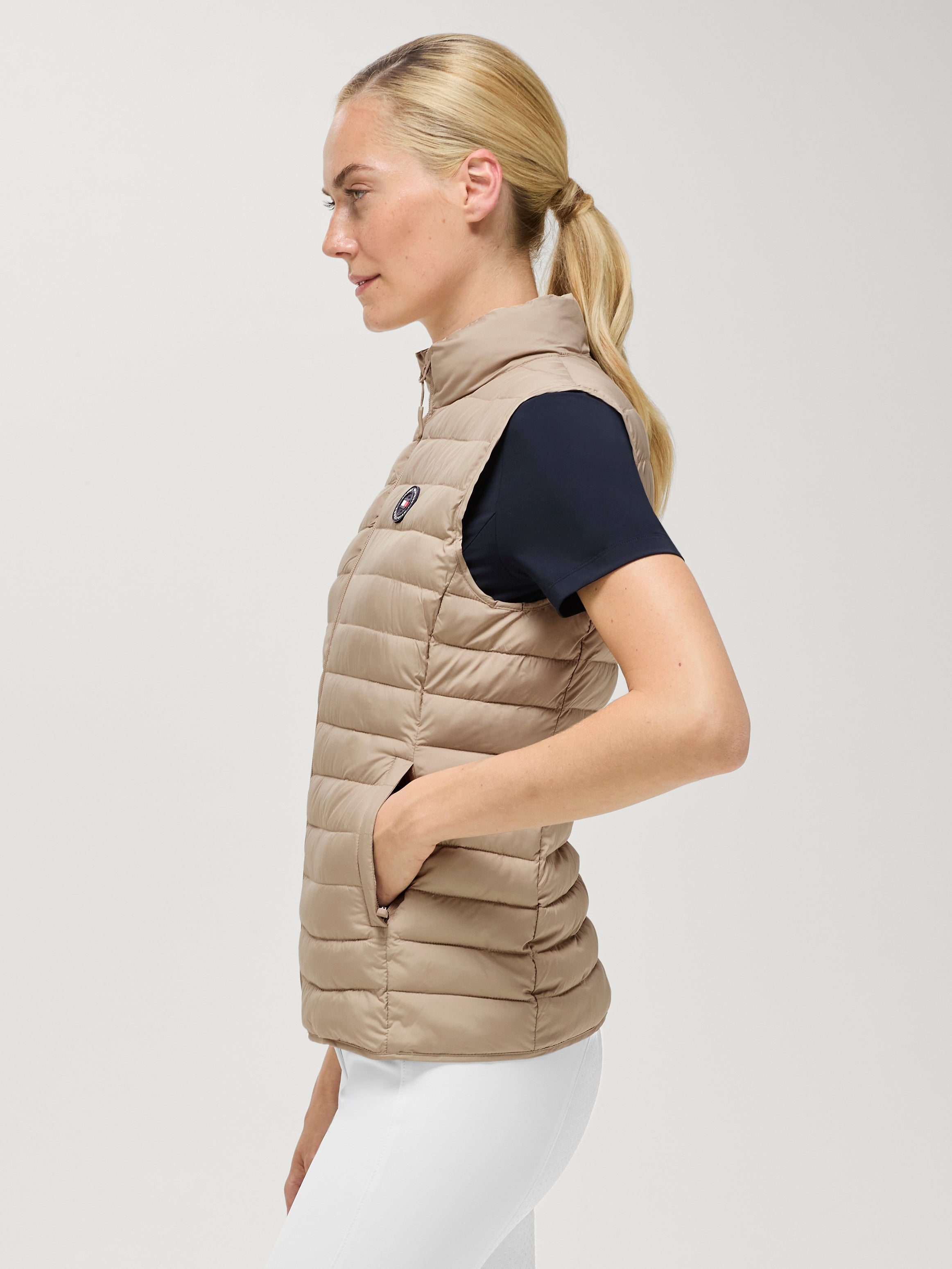 Serano Quilted Vest BEIGE
