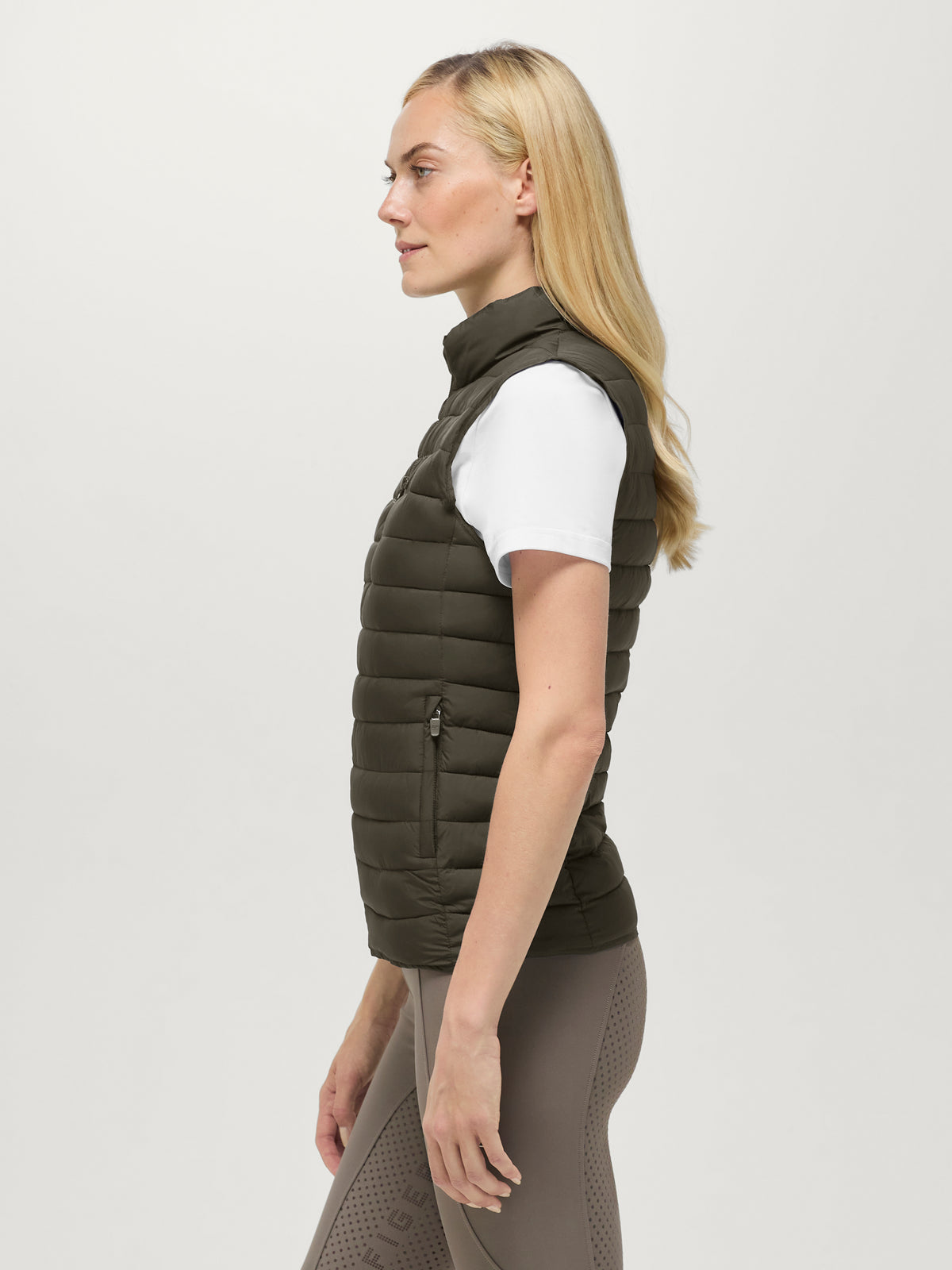 Serano Quilted Vest CAMO GREEN