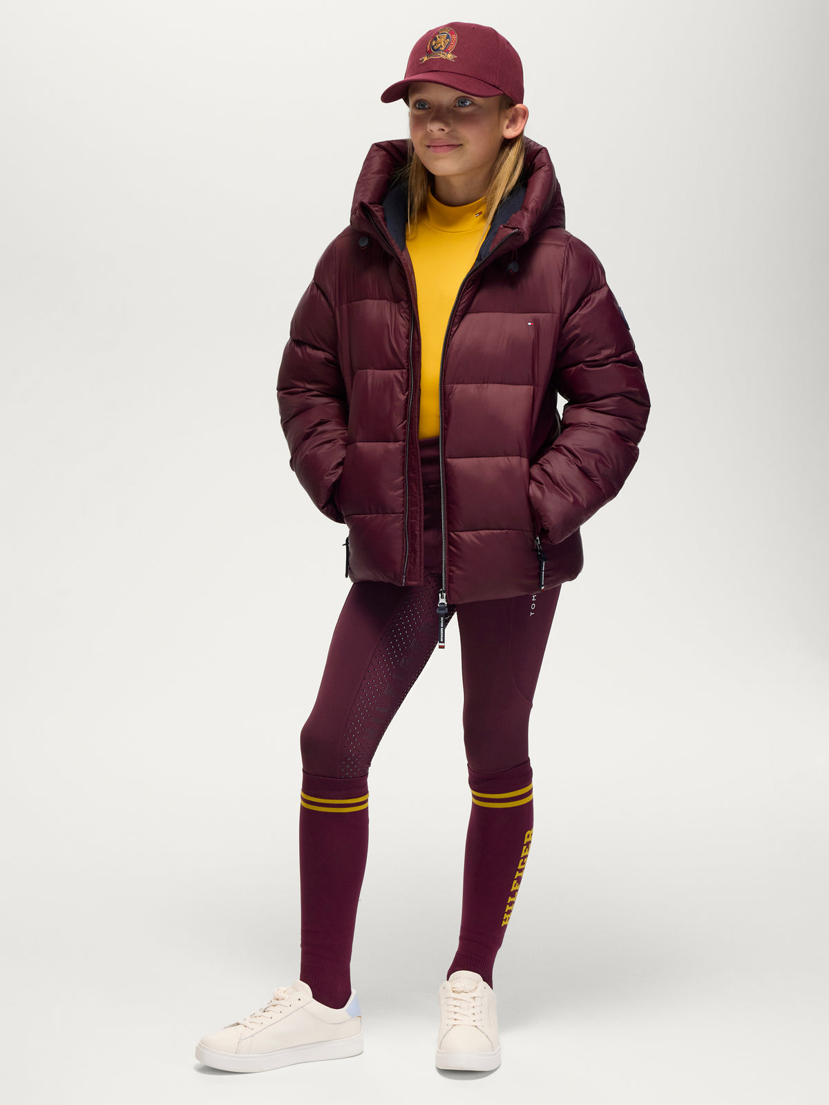 Royce Crest Cap DEEP BURGUNDY