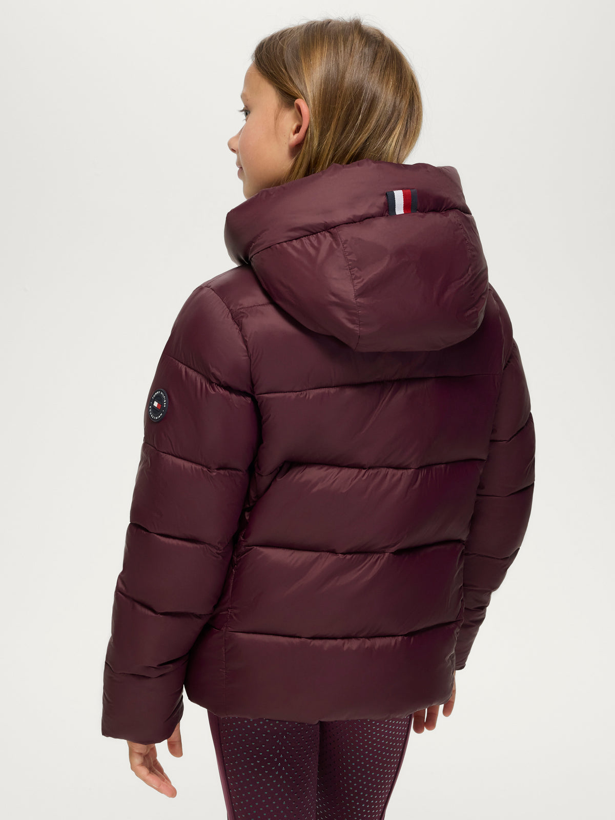 Glendale Young Rider Puffer Jacket DEEP BURGUNDY