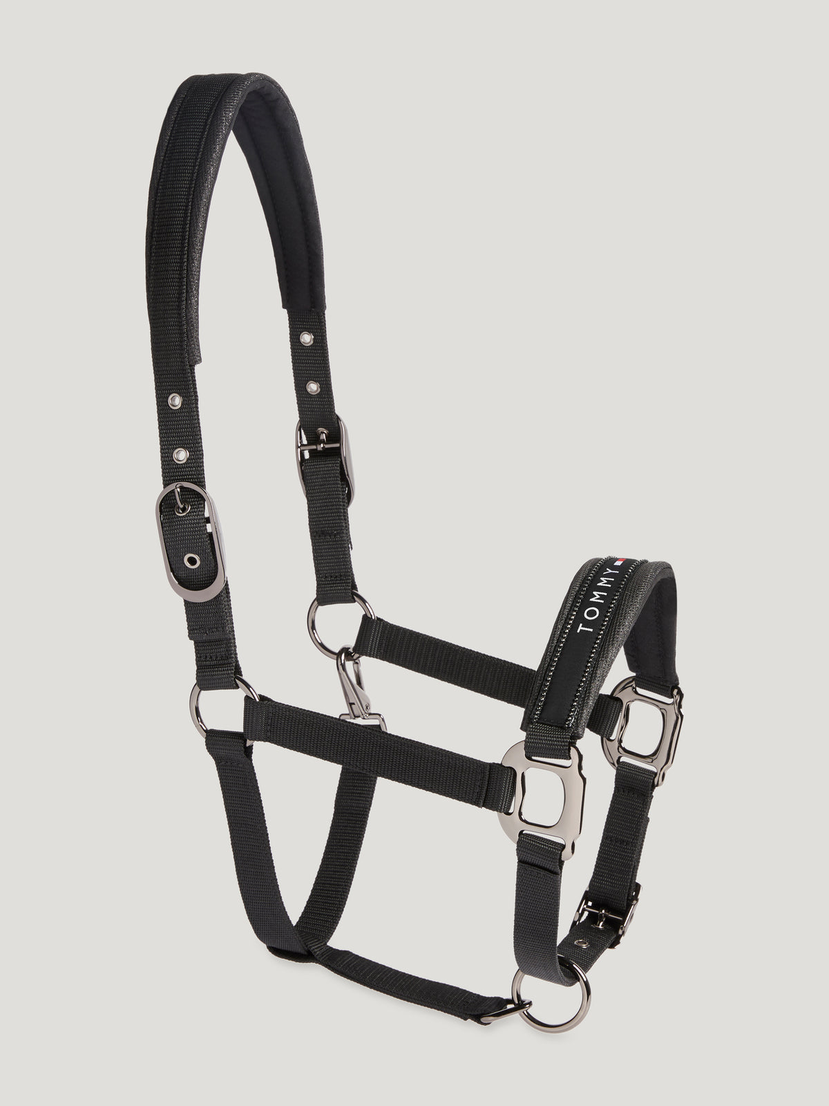 Yale Shine Set Halter Rope BLACK