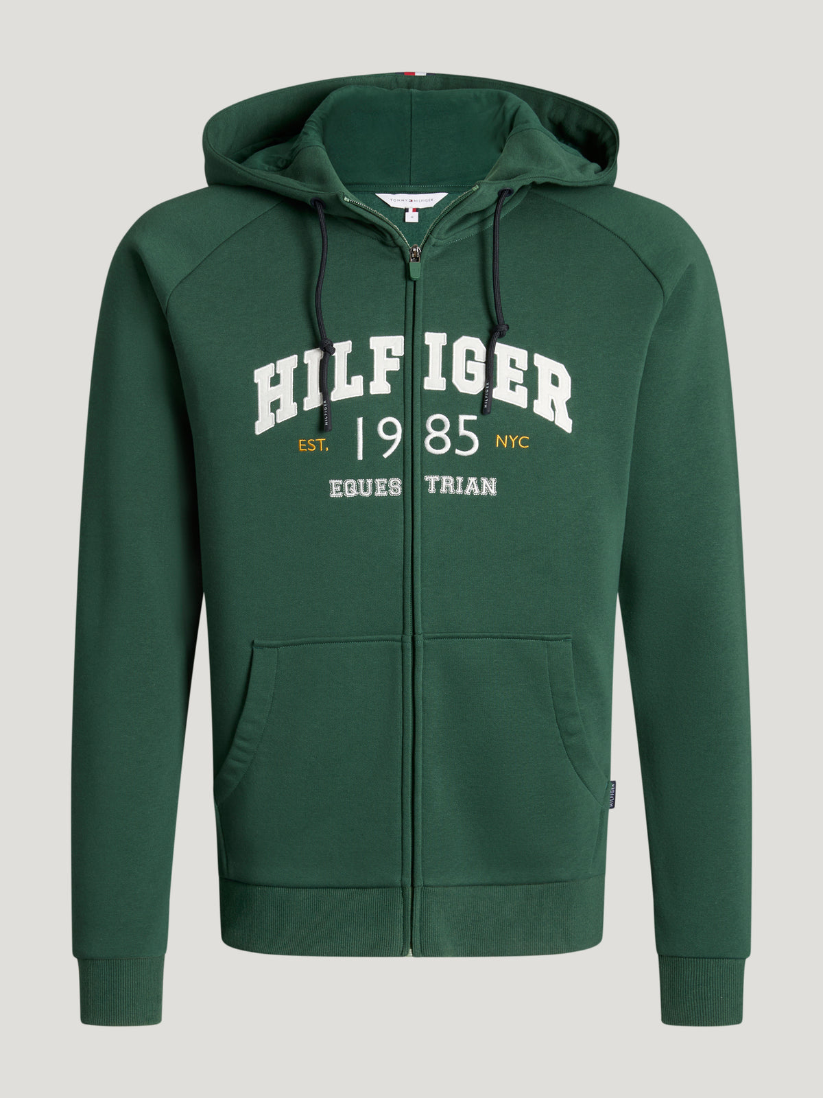 Parker Men Zipup Hoodie Jacket EVERGREEN