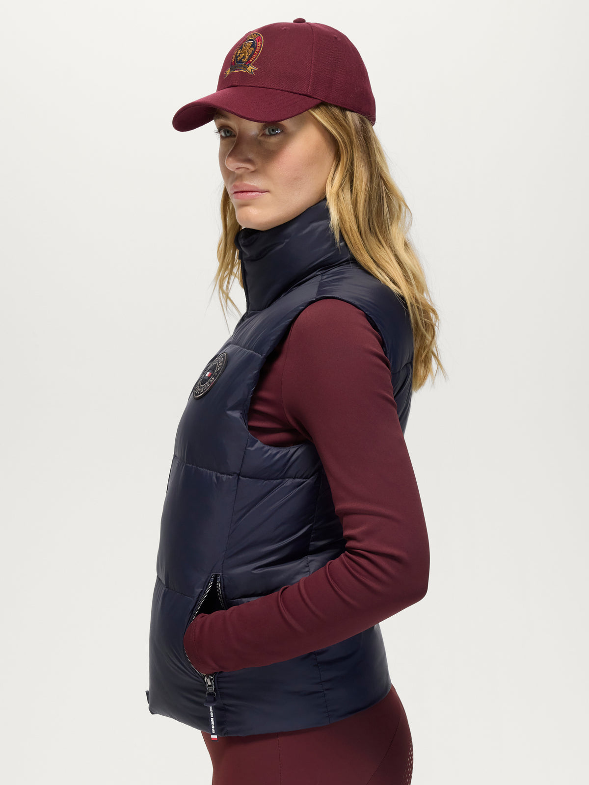 Royce Crest Cap DEEP BURGUNDY