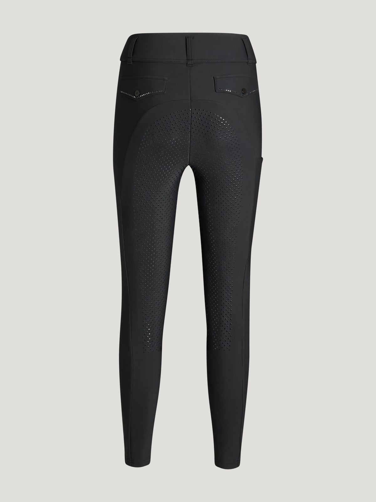 Highland Winter Rhinestone Hybrid Breeches BLACK