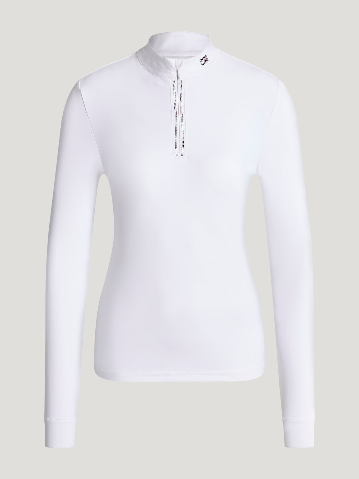 Monica Women Rhinestone Show Shirt TH OPTIC WHITE