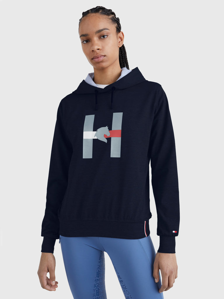 Zip hoodie, Primary red - Tommy Hilfiger Equestrian SS22