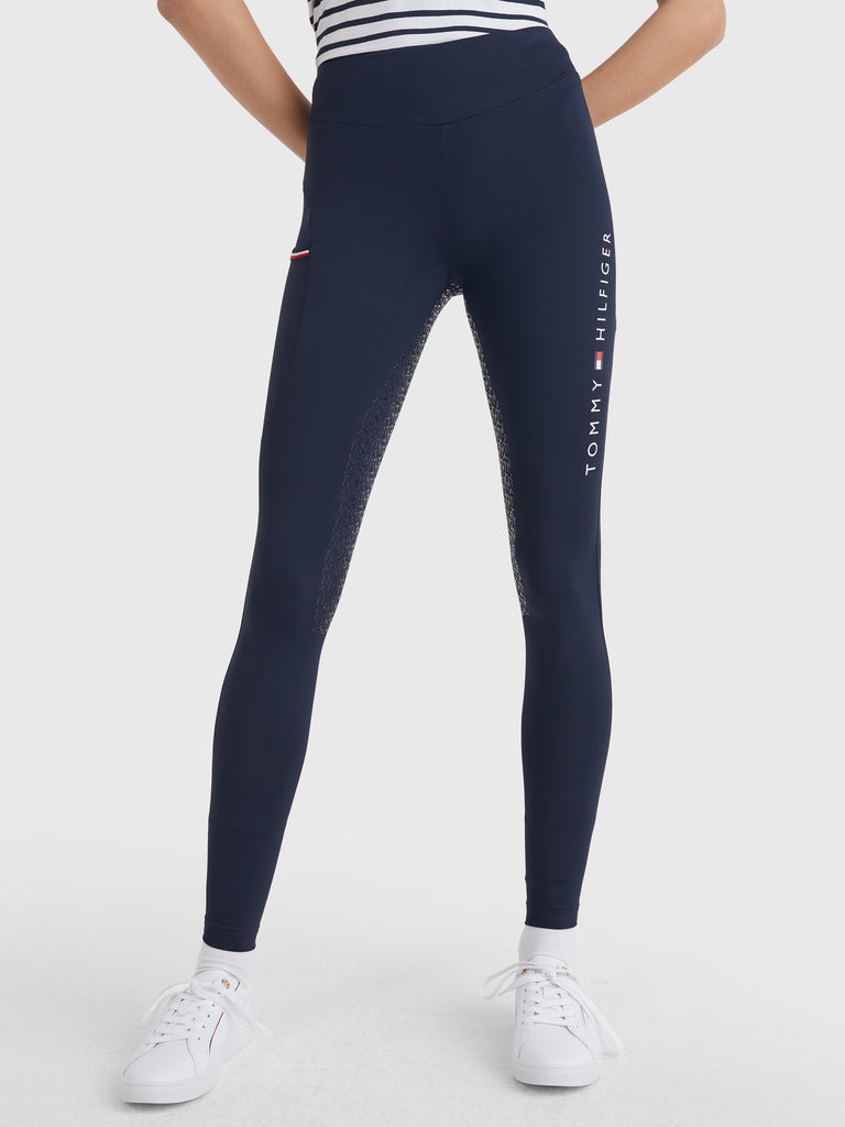 Full Grip Thermo Leggings Tommy DESERT Style Hilfiger Tommy SKY – Equestrian UK